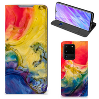 Bookcase Samsung Galaxy S20 Ultra Watercolor Dark - thumbnail