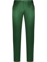 Dolce & Gabbana pantalon de costume à coupe slim - Vert