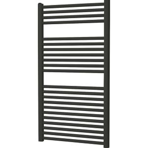 Plieger Palermo designradiator horizontaal 111.1x60cm 605W zwart grafiet (black graphite) 7252455