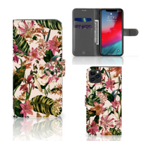 Apple iPhone 11 Pro Max Hoesje Flowers - thumbnail