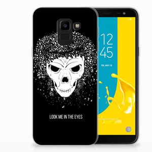 Silicone Back Case Samsung Galaxy J6 2018 Skull Hair