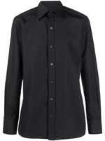 TOM FORD chemise en coton à manches longues - Noir