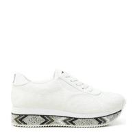 Desigual plateau sneakers wit