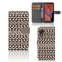 Samsung Galaxy Xcover 5 Telefoon Hoesje Aztec Brown