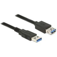 Delock 85057 Verlengkabel USB 3.0 Type-A male > USB 3.0 Type-A female 3,0 m zwart