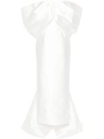 Solace London robe longue Delphina à épaules dénudées - Blanc