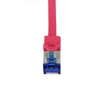 LogiLink C6A014S netwerkkabel Rood 0,25 m Cat6a S/FTP (S-STP) - thumbnail