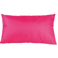 Buiten of tuin sier kussens - fuchsia roze - 30 x 50 cm - binnen/buiten - tuinbank