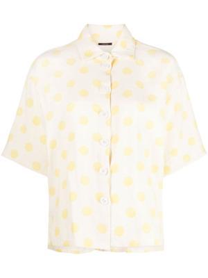 LE PETIT TROU Blouse met stippen - Beige