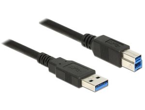 Delock 85065 Kabel USB 3.0 Type-A male > USB 3.0 Type-B male 0,5 m zwart