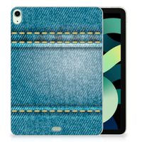 iPad Air (2020/2022) 10.9 inch Leuke Siliconen Hoes Jeans - thumbnail