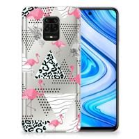 Xiaomi Redmi Note 9S | Note 9 Pro TPU Hoesje Flamingo Triangle