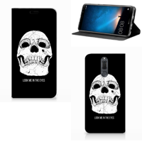 Mobiel BookCase Huawei Mate 10 Lite Skull Eyes