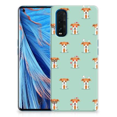 OPPO Find X2 TPU Hoesje Pups OPPO Find X2 TPU Hoesje Pups