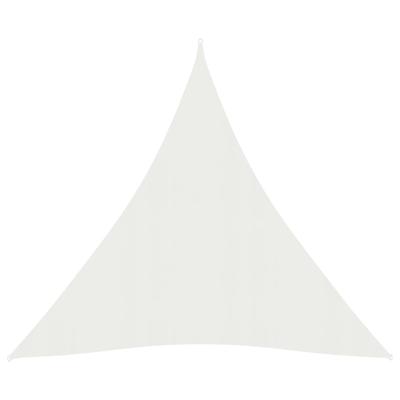 vidaXL Zonnezeil 160 g/m² 4x5x5 m HDPE wit