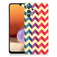 Samsung Galaxy A32 4G | A32 5G Enterprise Editie TPU bumper Zigzag Multi Color - thumbnail