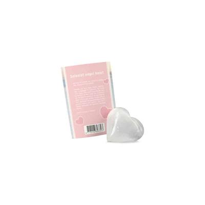 Hartvormige Edelsteen Seleniet Angel Heart Hartvormige Edelsteen Seleniet Angel Heart