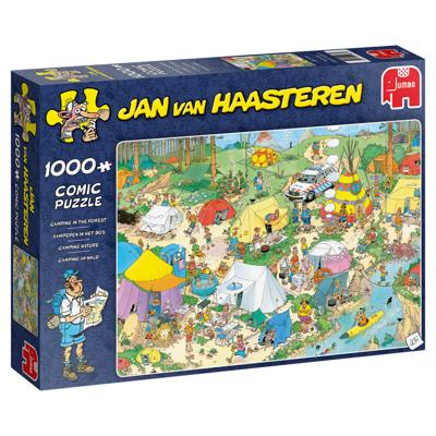 Jumbo legpuzzel Jan van Haasteren Kamperen in het Bos 1000 st. Jumbo legpuzzel Jan van Haasteren Kamperen in het Bos 1000 st.