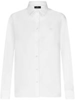 ETRO chemise en coton à broderies Pegaso - Blanc - thumbnail