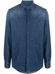 Jacob Cohën chemise en jean à manches longues - Bleu