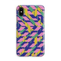 Skew Blush 1: iPhone X Volledig Geprint Hoesje - thumbnail