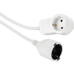 Hama Powerplug power uitbreiding 3 m 2 AC-uitgang(en) Binnen Wit