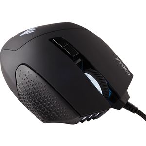 Corsair Scimitar RGB Elite muis USB Type-A Optisch 18000 DPI Rechtshandig