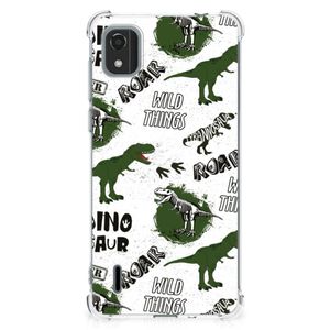 Case Anti-shock voor Nokia C2 2nd Edition Dinosaurus