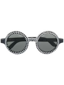 10 CORSO COMO lunettes de soleil à monture ronde - Noir