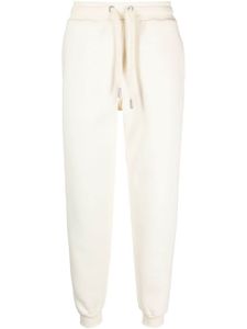 AMI Paris logo-patch drawstring track pants - Blanc