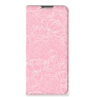 OPPO Reno8 Lite Smart Cover White Flowers - thumbnail