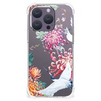 iPhone 15 Pro Case Anti-shock Bird Flowers