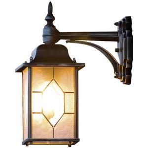 Konstsmide Milano 7248-759 Buitenlamp (wand) Spaarlamp, LED E27 75 W Zwart, Zilver