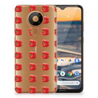 Nokia 5.3 Siliconen Case Paprika Red