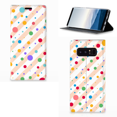Samsung Galaxy Note 8 Hoesje met Magneet Dots Samsung Galaxy Note 8 Hoesje met Magneet Dots