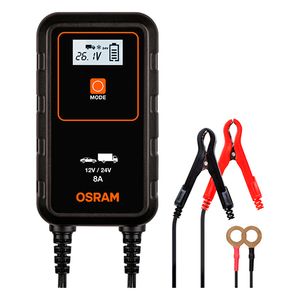 Osram acculader 12/24 volt 8 ampère