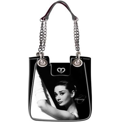 Audrey Hepburn Grote Vinyl Tas