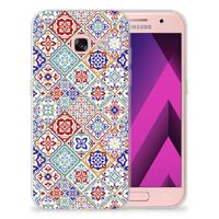 Samsung Galaxy A3 2017 TPU Siliconen Hoesje Tiles Color - thumbnail