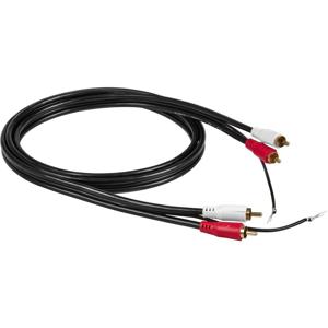 RCA 84039 Cinch Audio Aansluitkabel [1x Cinch-stekker - 1x Cinch-stekker] 1.50 m Zwart