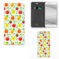 Huawei P10 Plus Flip Style Cover Fruits