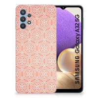 Samsung Galaxy A32 5G TPU bumper Pattern Orange