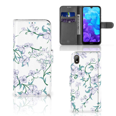 Huawei Y5 (2019) Uniek Hoesje Blossom White Huawei Y5 (2019) Uniek Hoesje Blossom White