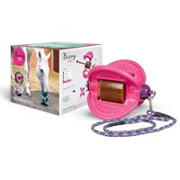 Bizzy Ball Horse Toy Pink | Bizzy Lick Holder, Verminder verveling bij paarden | Innovatief ontwerp | Pepermunt etherische olie inbegrepen | 847g