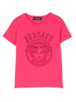 Versace Kids t-shirt à motif Medusa - Rose