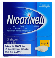 Nicotinell Pleisters 21 mg - voor stoppen met roken