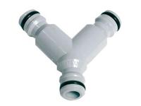 Talen Tools - Tuinslang Y-vertakking - 3 nippels - pvc