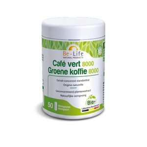 Be-Life Groene koffie 8000 bio (50 Softgels)