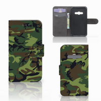 Samsung Galaxy Xcover 3 | Xcover 3 VE Telefoon Hoesje Army Dark