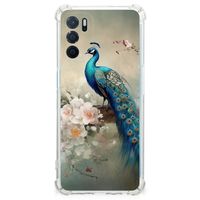 Case Anti-shock voor OPPO A16 | A16s | A54s Vintage Pauwen - thumbnail