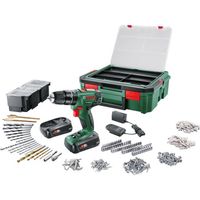 Bosch PSB 1800 LI-2 Systembox Accuboormachine - Met 2 x 18 V accu&apos;s en lader - Incl. 241 accessoires - thumbnail